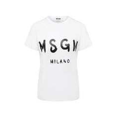 Хлопковая футболка MSGM