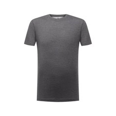 Футболка из шелка и хлопка Brunello Cucinelli