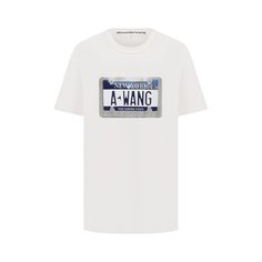 Хлопковая футболка Alexander Wang