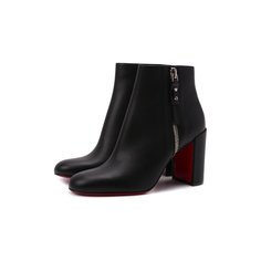 Кожаные ботильоны Ziptotal 85 Christian Louboutin