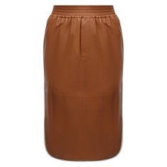 Кожаная юбка Brunello Cucinelli