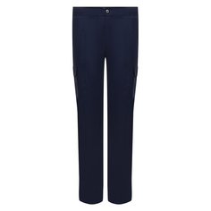 Брюки-карго из шерсти и шелка Zilli Sport