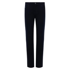 Джинсы с отделкой из кожи аллигатора Zilli