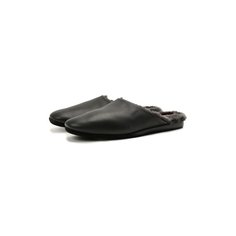 Кожаные домашние туфли Santoni