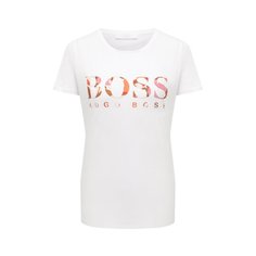 Хлопковая футболка BOSS