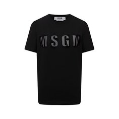 Хлопковая футболка MSGM