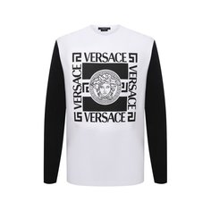 Хлопковый лонгслив Versace