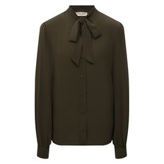 Шелковая блузка Saint Laurent