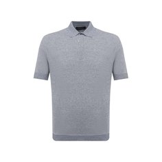 Поло из хлопка и льна Ermenegildo Zegna