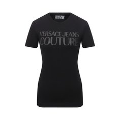 Хлопковая футболка Versace Jeans Couture