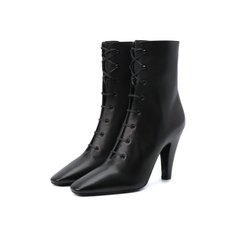 Кожаные ботильоны Saint Laurent