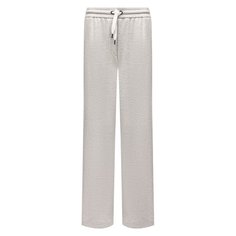 Брюки из хлопка и шелка Brunello Cucinelli