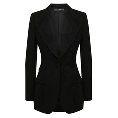 Жакет из шерсти и хлопка Dolce & Gabbana