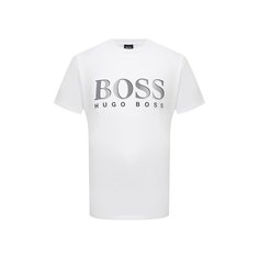 Хлопковая футболка BOSS