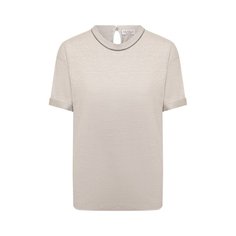 Льняная футболка Brunello Cucinelli
