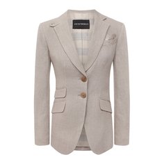 Льняной жакет Emporio Armani