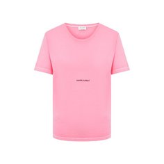 Хлопковая футболка Saint Laurent