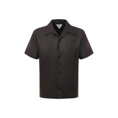 Кожаная рубашка Bottega Veneta