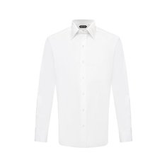 Хлопковая сорочка с итальянским воротником Tom Ford