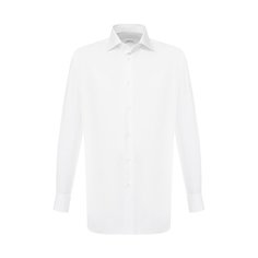 Хлопковая сорочка с воротником кент Brioni