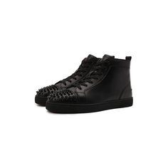 Кожаные кеды Lou Spikes Christian Louboutin