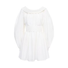Блузка из хлопка и шелка Alexander McQueen
