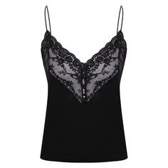 Шелковый топ Saint Laurent