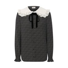 Шелковая блузка Saint Laurent