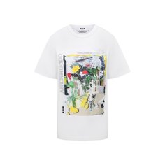 Хлопковая футболка MSGM