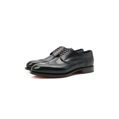 Кожаные дерби Santoni