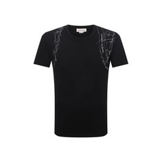 Хлопковая футболка Alexander McQueen