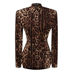 Шелковая рубашка Dolce & Gabbana
