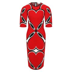 Платье из вискозы Alexander McQueen