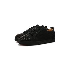 Кожаные кеды Fun Louis Junior Spikes Christian Louboutin