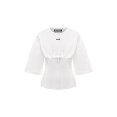 Хлопковый пуловер Dolce & Gabbana