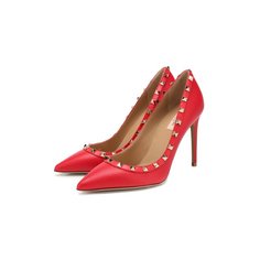 Кожаные туфли Rockstud Valentino