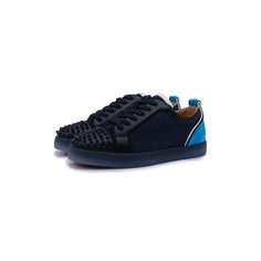 Замшевые кеды Fun Louis Junior Spikes Christian Louboutin