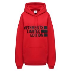 Хлопковое худи VETEMENTS