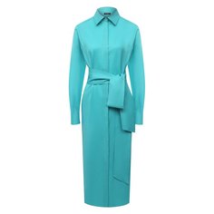 Платье из хлопка и льна Kiton