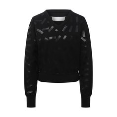 Хлопковый пуловер Maison Margiela