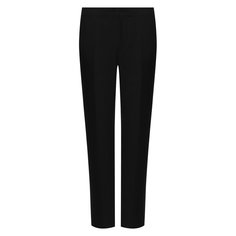 Брюки из шерсти и шелка Brunello Cucinelli