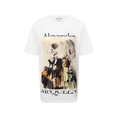 Хлопковая футболка Alexander McQueen