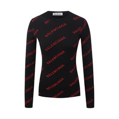Пуловер с логотипом бренда Balenciaga