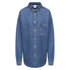 Джинсовая рубашка VETEMENTS