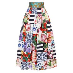 Хлопковая юбка Dolce & Gabbana