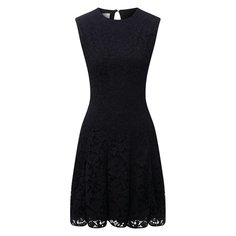 Платье из вискозы и хлопка Valentino