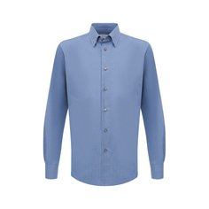 Хлопковая рубашка с воротником кент Brioni