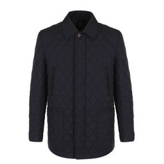 Стеганая куртка на молнии с отложным воротником Brioni