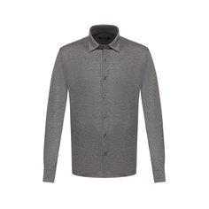 Хлопковая рубашка Ermenegildo Zegna