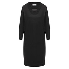 Платье из кашемира и шелка Brunello Cucinelli